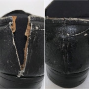 restauration d'une chaussure (Opéra Garnier, Paris)