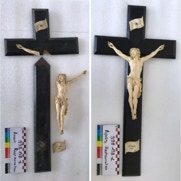 Restauration d'un crucifix en bois et ivoire (Sées)