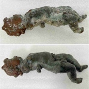 Restauration d'un bronze archéologique (Dieppe) 