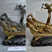 Restauration d'un bronze doré (particulier)