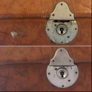 Restauration d'une sacoche (boulogne billancourt)